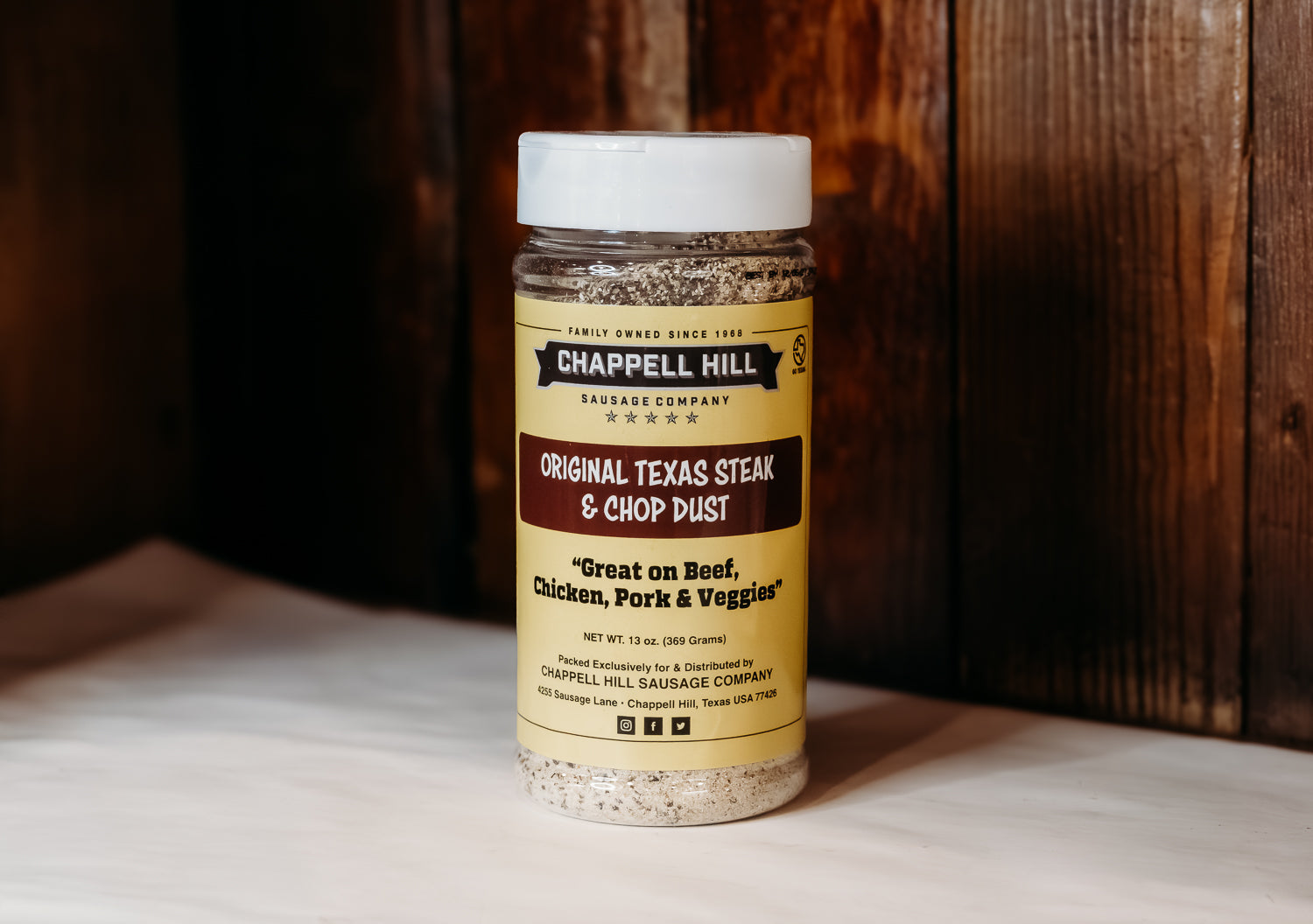 Chappell hill "Original" Texas Steak and Chop Dust 13 oz.